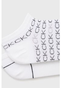 Calvin Klein skarpetki (2-pack) damskie kolor biały. Kolor: biały #2