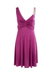 Marciano Guess Sukienka koktajlowa Emilia 3GGK60 6136A Fioletowy Regular Fit. Kolor: fioletowy. Materiał: wiskoza. Styl: wizytowy