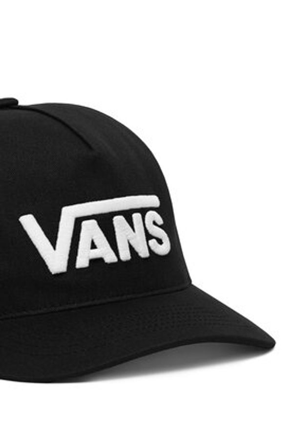 Vans Czapka z daszkiem Drop V Logo Snapback VN000QAH Czarny. Kolor: czarny. Materiał: bawełna