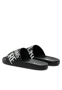 Versace Jeans Couture Klapki 77YA3SQ1 71352 Czarny. Kolor: czarny