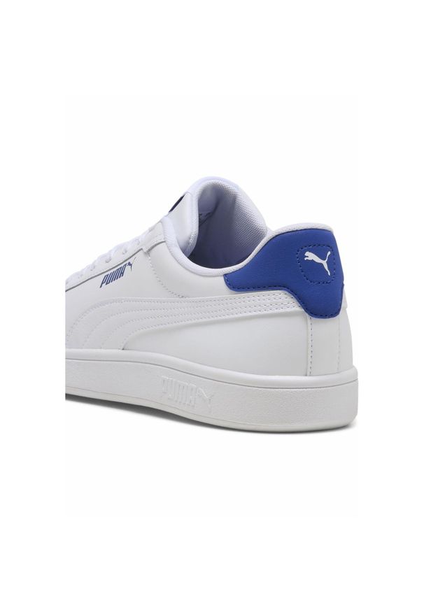 Puma - Sneakersy Smash 3.0 L PUMA White Vivid Blue. Kolor: wielokolorowy, niebieski, biały. Sport: turystyka piesza, tenis