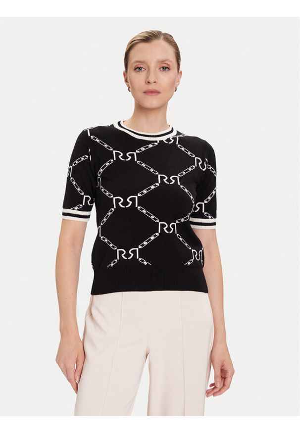 Rinascimento Sweter CFM0011924003 Czarny Regular Fit. Kolor: czarny. Materiał: syntetyk