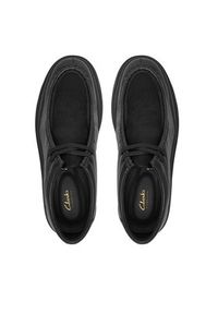 Clarks Półbuty Badell Seam 26183896 Czarny. Kolor: czarny. Materiał: skóra
