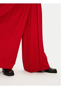 TwinSet - TWINSET Spodnie palazzo 242TT2172 Czerwony Wide Leg. Kolor: czerwony. Materiał: syntetyk #3