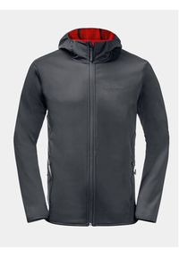 Jack Wolfskin Kurtka softshell Bornberg Hoody 1307471 Czarny Regular Fit. Kolor: czarny. Materiał: syntetyk #5