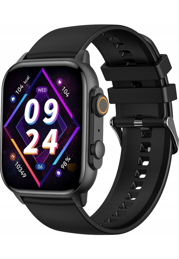 Smartwatch XO XO smartwatch J9 Amoled czarny. Rodzaj zegarka: smartwatch. Kolor: czarny