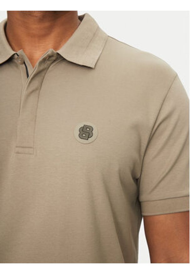 BOSS Polo Paddy TL 50533273 Beżowy Regular Fit. Typ kołnierza: polo. Kolor: beżowy. Materiał: bawełna