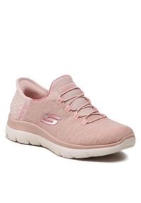 skechers - Sneakersy Skechers Dazzling Haze 149937/ROS Rose. Kolor: różowy. Materiał: materiał