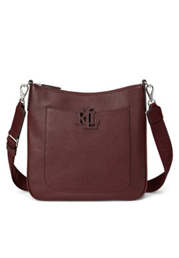 Lauren Ralph Lauren - LAUREN RALPH LAUREN Torebka 431970152011 Bordowy. Kolor: czerwony. Materiał: skórzane