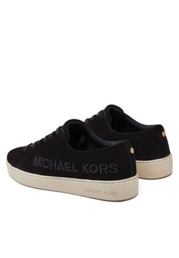 Michael Kors Sneakersy Keaton Lace up 43R5KEFS1S Czarny. Kolor: czarny. Materiał: skóra