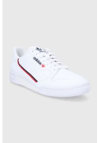 adidas Originals buty Continental 80 Vegan kolor biały. Nosek buta: okrągły. Zapięcie: sznurówki. Kolor: biały. Materiał: guma #5