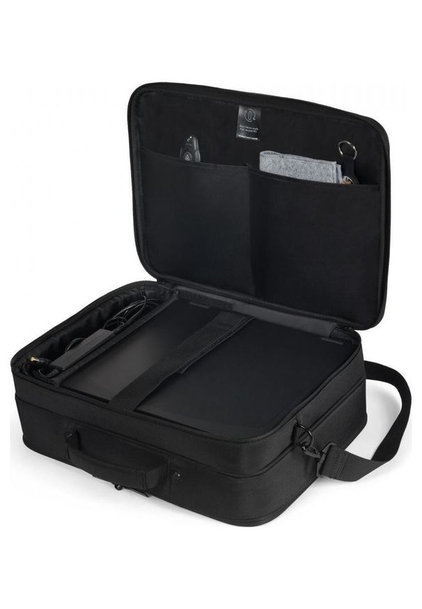 DICOTA - Torba Dicota Eco Multi Twin Core 14-16'' czarny. Kolor: czarny. Materiał: materiał