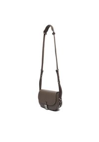 Pinko - PINKO Torebka Saddle Mini PE PLTT 103831 A1ZX Szary. Kolor: szary. Materiał: skórzane #4