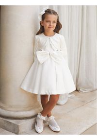 Abel & Lula Sukienka elegancka 5039 Biały Regular Fit. Kolor: biały. Materiał: syntetyk. Styl: elegancki