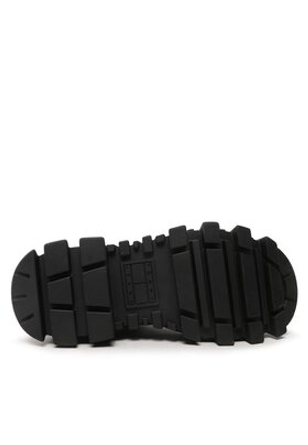 Tommy Jeans Sztyblety Tjw Rubber Rain Boot EN0EN02234 Czarny. Kolor: czarny. Materiał: skóra