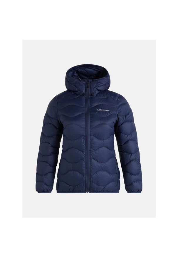 Kurtka Peak Performance Damska Helium Down Hood Jacket. Kolor: niebieski