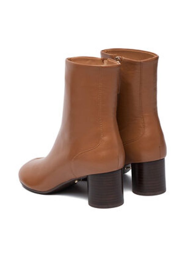 Gino Rossi Botki EO-HALA-VI887 Brązowy. Kolor: brązowy. Materiał: skóra