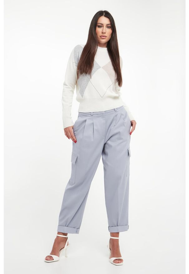 Sweter damski wełniany PESERICO. Materiał: wełna