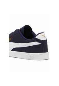 Puma - Młodzieżowe sneakersy PUMA Club II PUMA Navy White Gold Blue. Kolor: biały, niebieski, wielokolorowy