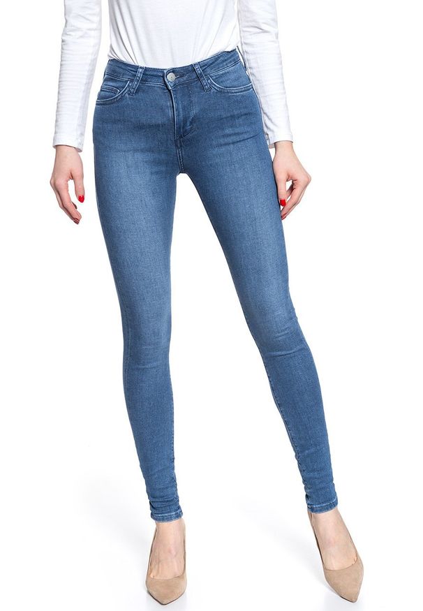 Mustang - MUSTANG Zoe Super Skinny DENIM BLUE 1008368 5000 411. Kolor: niebieski