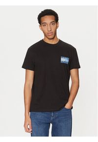 Tommy Jeans T-Shirt Flag DM0DM21108 Czarny Regular Fit. Kolor: czarny. Materiał: bawełna #3