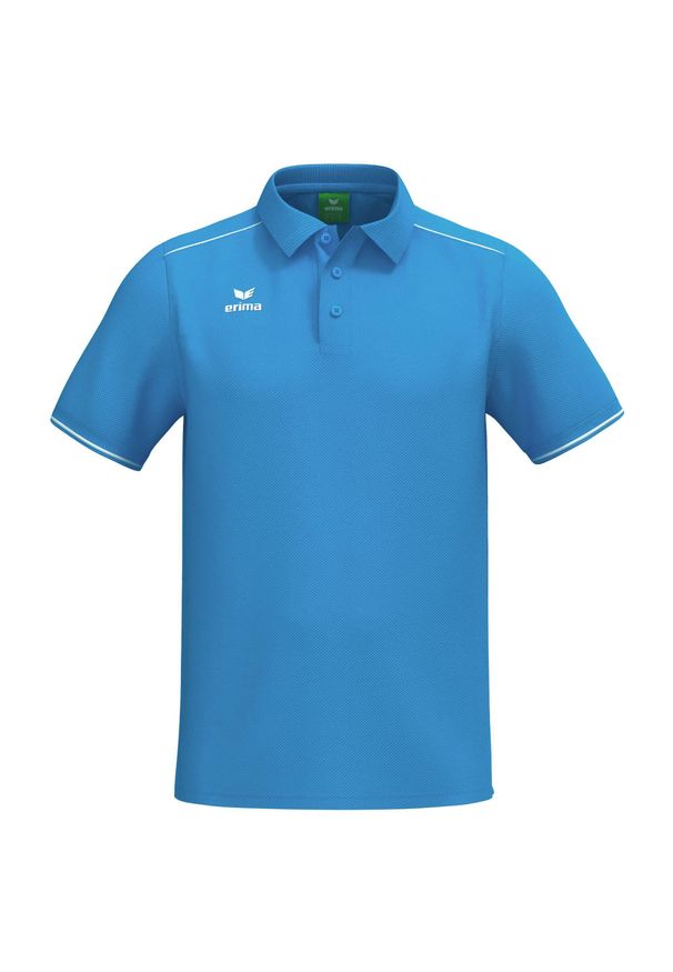 ERIMA - Polo Erima CMPT. Okazja: na co dzień. Typ kołnierza: polo. Kolor: niebieski, biały, wielokolorowy. Materiał: tkanina. Styl: casual, sportowy