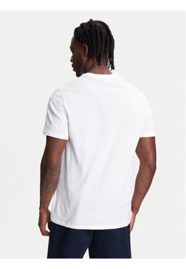 Calvin Klein T-Shirt Box Tape Graphic LV04RC854G Biały Regular Fit. Kolor: biały. Materiał: bawełna