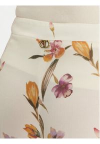 TwinSet - TWINSET Spodnie palazzo 251TP2775 Écru Wide Leg. Materiał: wiskoza #5
