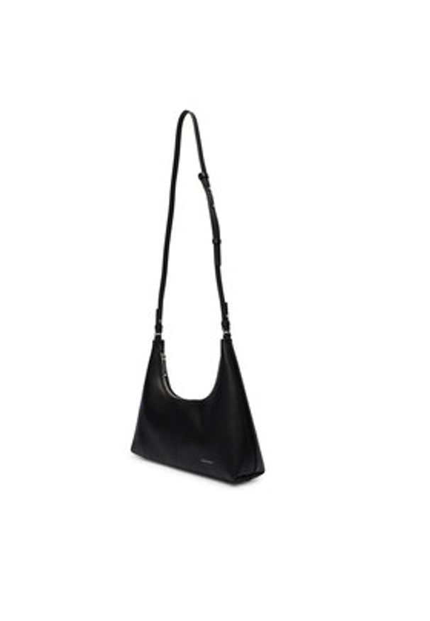Calvin Klein Torebka Emblem Aop Perfor Lthr Bag LV04F3367G Czarny. Kolor: czarny. Materiał: skórzane