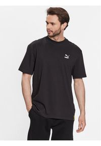 Puma T-Shirt STAPLE 539824 Czarny Relaxed Fit. Kolor: czarny. Materiał: bawełna