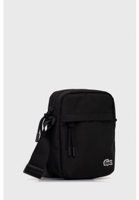 Lacoste saszetka kolor czarny NH4102NE-992. Kolor: czarny. Materiał: poliester #2