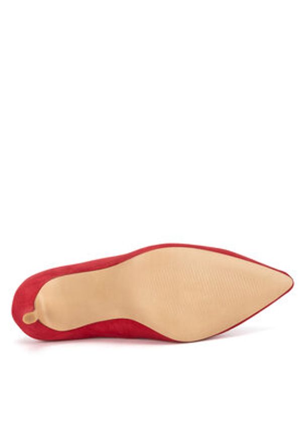 DeeZee Szpilki WYL3660-7 Czerwony. Kolor: czerwony. Materiał: materiał. Obcas: na szpilce