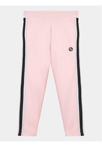 Guess Spodnie dresowe J3YQ13 KA6R3 Różowy Relaxed Fit. Kolor: różowy. Materiał: bawełna #1