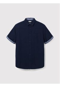 Tom Tailor Koszula 1031038 Granatowy Regular Fit. Kolor: niebieski. Materiał: bawełna #3