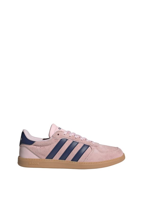 Adidas - Buty Breaknet Sleek. Kolor: brązowy, niebieski, wielokolorowy, różowy. Wzór: gładki. Styl: klasyczny, sportowy