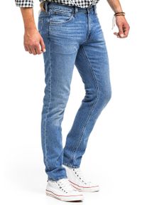 Lee - LEE LUKE MĘSKIE SPODNIE JEANSOWE MIST INDIGO L719MWLU 112322404. Okazja: na randkę, na spotkanie biznesowe, na co dzień. Styl: sportowy, casual, biznesowy #8