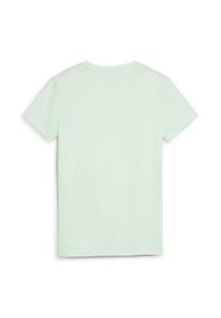 Koszulka damska Puma ESS Logo Tee. Kolor: zielony. Materiał: bawełna. Sport: fitness #2
