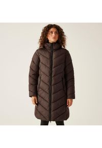 Regatta - Andia II damska turystyczna pikowana kurtka. Kolor: brązowy. Materiał: puch. Sport: turystyka piesza #1