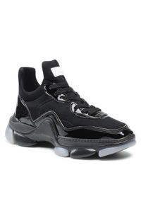 Furla - Sneakersy FURLA - Wonderfurla YE30WOF-BX0089-O6000-1-023-20-AL-3500 S Nero. Kolor: czarny. Materiał: skóra, lakier, materiał