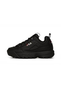 Buty do chodzenia damskie Fila Wmn Disruptor Low. Kolor: czarny. Materiał: syntetyk, tkanina, materiał. Sport: turystyka piesza
