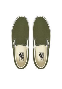 Vans Tenisówki Classic Slip-On VN000Z7AGRK1 Zielony. Zapięcie: bez zapięcia. Kolor: zielony. Materiał: materiał #6