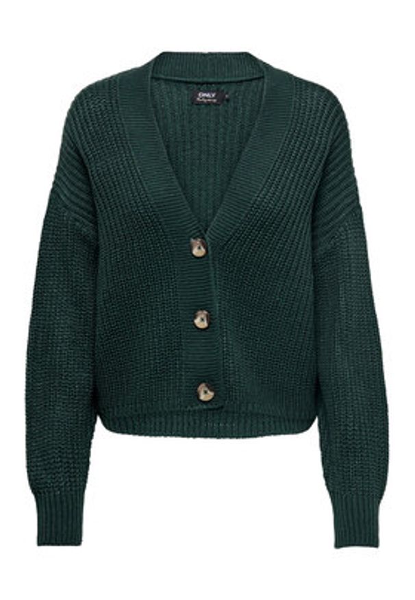 only - ONLY Kardigan 15211521 Zielony Regular Fit. Kolor: zielony. Materiał: syntetyk