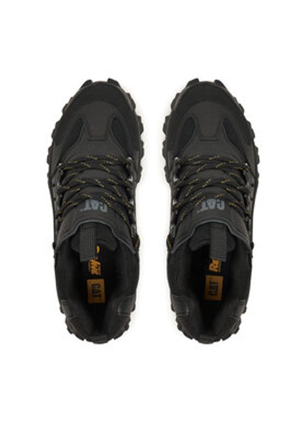 CAT Footwear Sneakersy Intruder Met P726244 Czarny. Kolor: czarny. Materiał: skóra