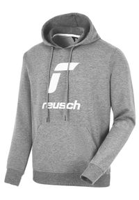 Bluza dresowa męska Reusch Hoodie. Kolor: biały, wielokolorowy, fioletowy, szary. Materiał: dresówka