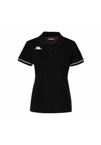 Polo Kappa Barla. Typ kołnierza: polo. Kolor: czarny, biały, wielokolorowy. Styl: elegancki