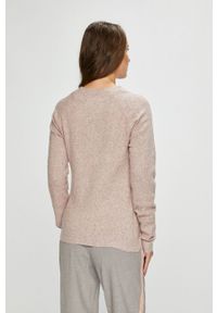 Vero Moda - Sweter. Okazja: na co dzień. Kolor: różowy. Długość rękawa: raglanowy rękaw. Styl: casual #4