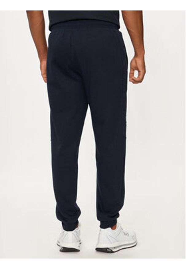 EA7 Emporio Armani Spodnie dresowe 6DPP58 PJVTZ Granatowy Regular Fit. Kolor: niebieski. Materiał: bawełna