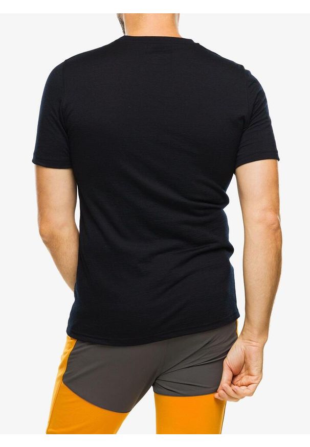 Koszulka termoaktywna męska Odlo Merino 200 BL Top Crew Neck SS. Kolor: czarny