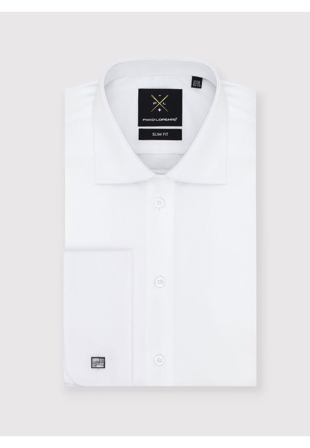 Pako Lorente - PAKO LORENTE – Koszula męska EMAHO P000B-1X-576-B. Materiał: bawełna. Długość rękawa: długi rękaw. Długość: długie. Wzór: gładki. Styl: elegancki