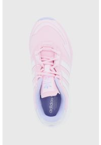 adidas Originals Buty ZX 1K Boost W kolor różowy. Nosek buta: okrągły. Zapięcie: sznurówki. Kolor: różowy. Materiał: guma. Model: Adidas ZX